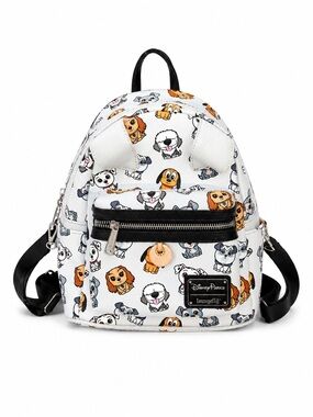 Disney Parks Exclusive Loungefly Disney Dogs Mini Backpack Gray Rare